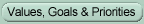 Values, Goals & Priorities